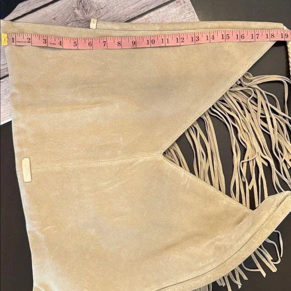 Vince Camuto Liann Fringe Suede Hobo